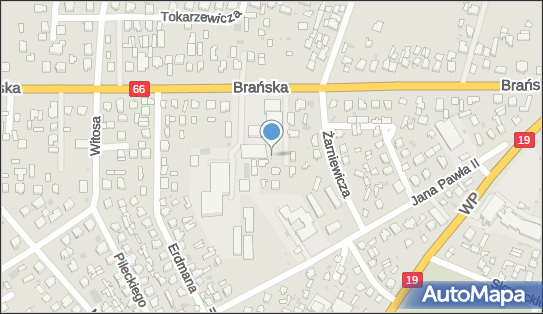 Trafostacja, Brańska 61, Bielsk Podlaski 17-100 - Trafostacja