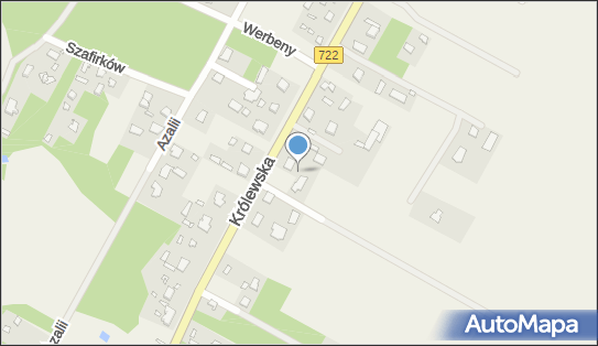 Trafostacja, DW 722, Królewska, Bogatki - Trafostacja