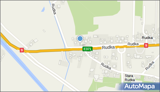 Trafostacja, DK 9, Rudka - Trafostacja