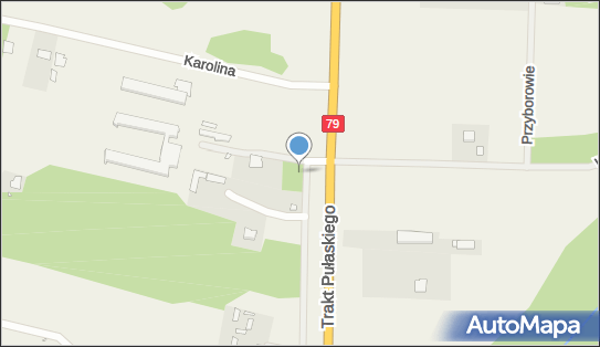 Trafostacja, DK 79, Tatary - Trafostacja