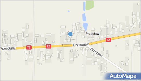 Trafostacja, DK 72, Przecław - Trafostacja