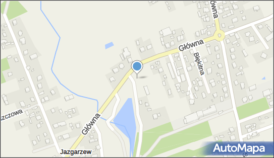 Trafostacja, DW 722, Główna, Jazgarzew - Trafostacja