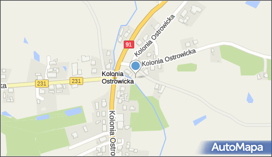 Trafostacja, DK E75,1, Kolonia Ostrowicka - Trafostacja