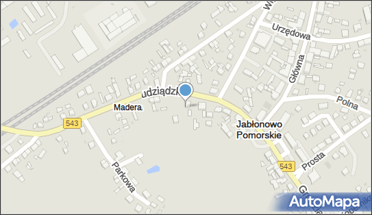 Trafostacja, DW 543, Grudziądzka, Jabłonowo Pomorskie - Trafostacja