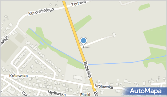 Trafostacja, Brzeska x Droga Królewska 35a, Niepołomice - Trafostacja