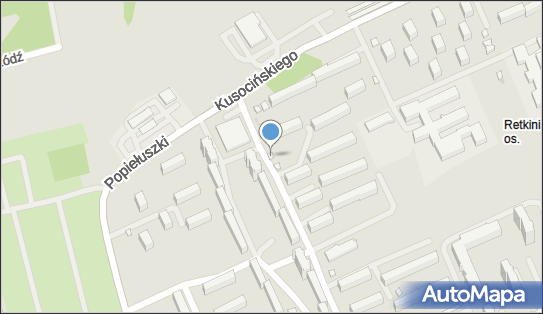 Trafostacja, Janusza Kusocińskiego 128a, Łódź - Trafostacja