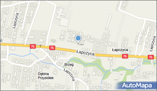 Trafostacja, DK E40475, Łapczyca - Trafostacja