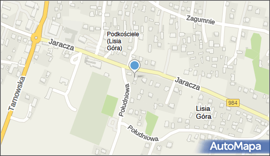 Trafostacja, DW 984, Podkościele - Trafostacja