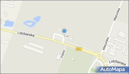 Trafostacja, DW 541, Lidzbarska, Żuromin - Trafostacja