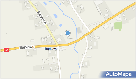 Trafostacja, DK 22, Barkowo - Trafostacja