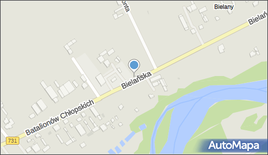 Trafostacja, DW 731, Batalionów Chłopskich, Warka - Trafostacja