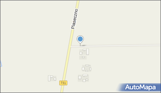 Trafostacja, DW 731, Piaseczno - Trafostacja