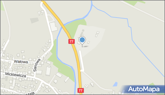 Trafostacja, DK 77, Rudnik nad Sanem - Trafostacja