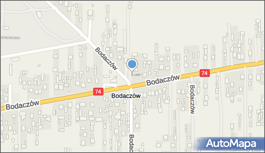 Trafostacja, DK 74, Bodaczów - Trafostacja