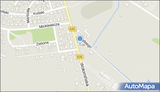 Trafostacja, DW 635, Wołomińska, Radzymin - Trafostacja
