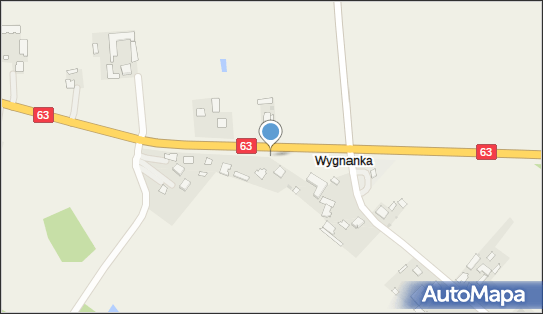 Trafostacja, DK 63, Wygnanka - Trafostacja