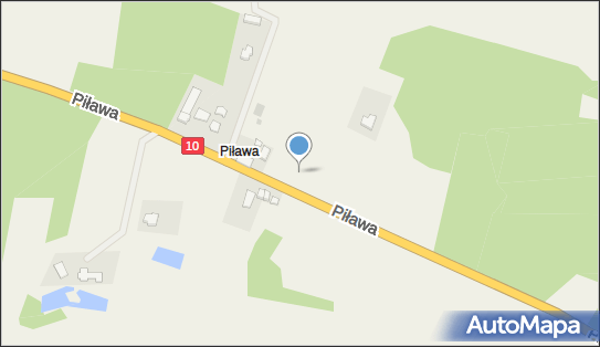 Trafostacja, DK10, Piława - Trafostacja