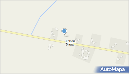 Trafostacja, DW 152, Kolonia Sława - Trafostacja