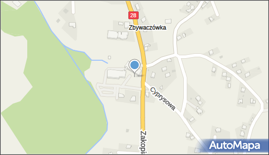 Trafostacja, DK 28, Jaroszowice - Trafostacja