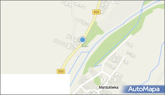Trafostacja, DW 958, Koniaków - Trafostacja