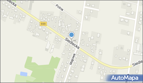 Trafostacja, DW 698, Siedlecka, Purzec - Trafostacja