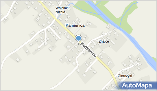 Trafostacja, DW 968, Kamienica - Trafostacja