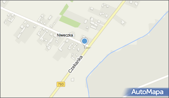 Trafostacja, DW 793, Siewierska, Czekanka - Trafostacja