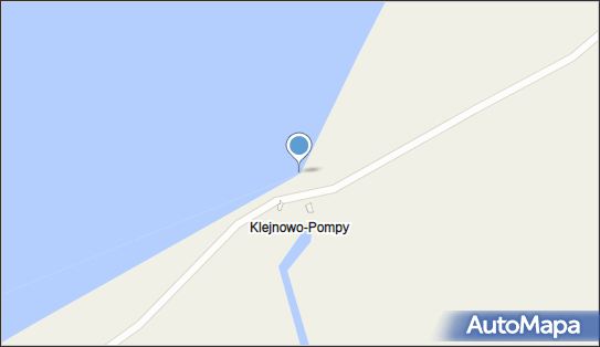 Ujście Kanału Klejnowskiego do Zalewu Wiślanego, Klejnowo-Pompy - Ujście
