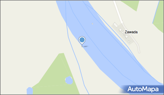 Ujście rz. Chróścińska Struga do rz. Odra, Śluza Zawada 46-090 - Ujście