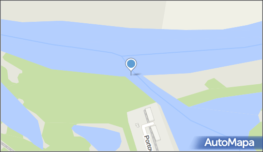 Ujście rz. Czarna Woda do rz. Odra [L391, Portowa, Głogów 67-200 - Ujście