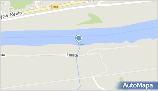 Ujście rz. Fos do rz. Wisła, Falista, Kraków 30-380 - Ujście