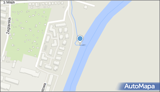 Ujście rz. Junikowski Strumień do rz. Warta, Jachtowa, Luboń 62-030 - Ujście