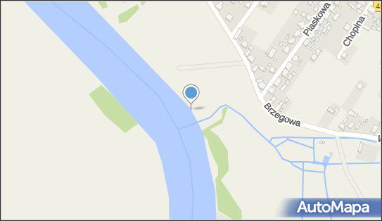 Ujście rz. Kłapacz do rz. Odra, Brzegowa, Dobrzeń Mały 46-081 - Ujście