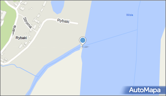ujście rzeki Mątawy- rz. Wisła [L852, Rybaki, Nowe 86-170 - Ujście