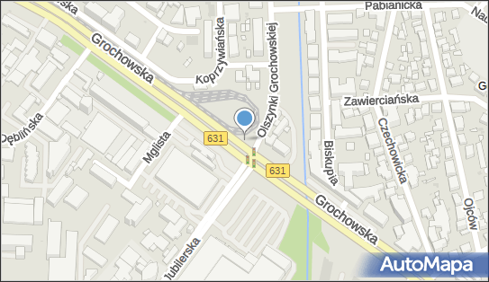 winda - kładka nad jezdnią, Grochowska631637 18, Warszawa 04-217 - Ułatwienie dla niepełnosprawnych