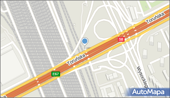 winda - kładka, ToruńskaS8E67, Warszawa 03-226 - Ułatwienie dla niepełnosprawnych