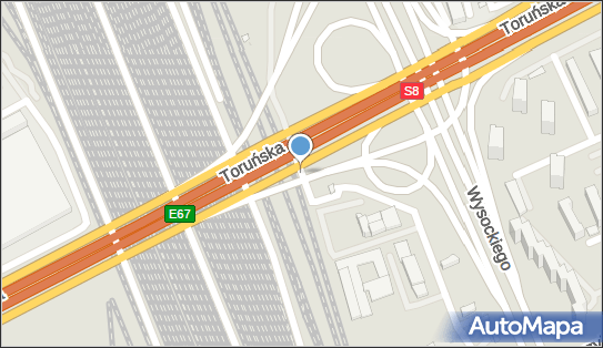 winda - kładka, ToruńskaS8E67, Warszawa 03-226 - Ułatwienie dla niepełnosprawnych