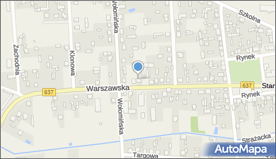Weterynarz, DW 637, Warszawska, Stanisławów - Weterynarz