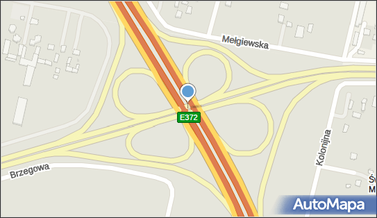 Węzeł 14 Lublin Zadębie, S12, S17, DW822, E372, Świdnik - Węzeł drogowy
