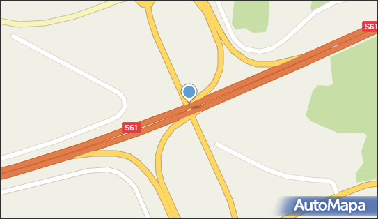 Węzeł 15 Kalinowo, S61, DK16, Wysokie - Węzeł drogowy