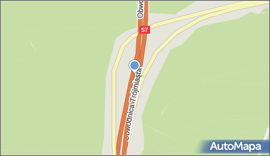 Węzeł 2 Gdynia Port, Obwodnica TrójmiastaS7, Gdynia 81-583 - Węzeł drogowy