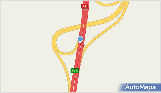 Węzeł 3 Swarożyn, A1, DK22, E75, Swarożyn - Węzeł drogowy