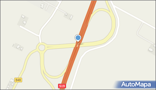 Węzeł 42 Strzeszkowice, S19, Strzeszkowice Duże - Węzeł drogowy