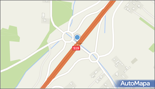 Węzeł 57 Nowa Sarzyna, S19, Wólka Łętowska - Węzeł drogowy