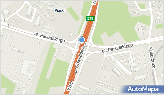 Węzeł Dąbrowa G. - Gołonóg, Wschodnia Obwodowa GOPS1E75 41-300 - Węzeł drogowy