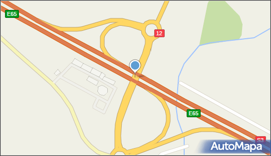 Węzeł Głogów Zachód - Zjazd nr 41, Drożów, Drożów 59-160 - Węzeł drogowy