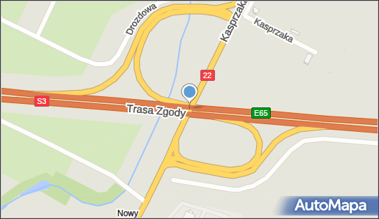 Węzeł Gorzów Wlkp. Płd., Kasprzaka Marcina22 66-400 - Węzeł drogowy