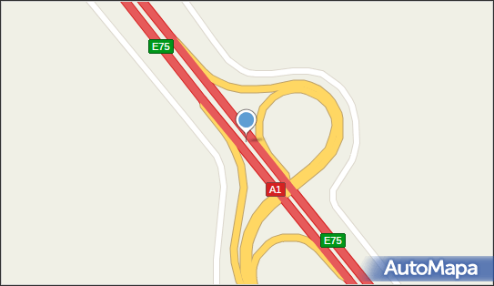 Węzeł Kutno Wschód - Zjazd nr 18, A1, DK92, E75, Kaszewy Dworne - Węzeł drogowy