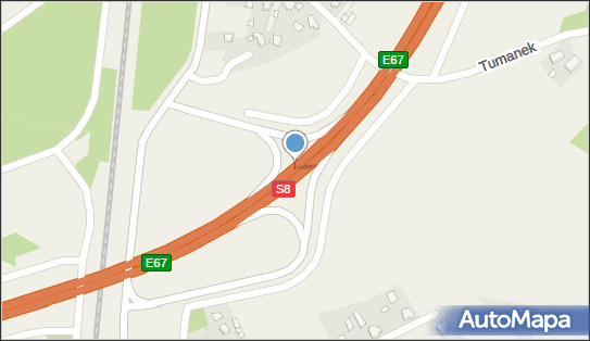 Węzeł Lucynów, Tumanek, Tumanek 07-201 - Węzeł drogowy