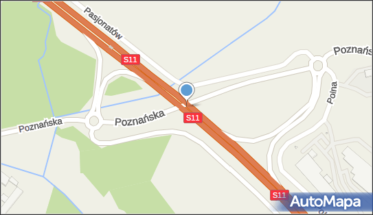 Węzeł Poznań Dąbrówka, Poznańska, Dąbrówka 62-069 - Węzeł drogowy